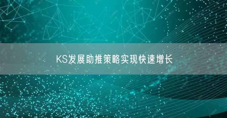 KS发展助推策略实现快速增长
