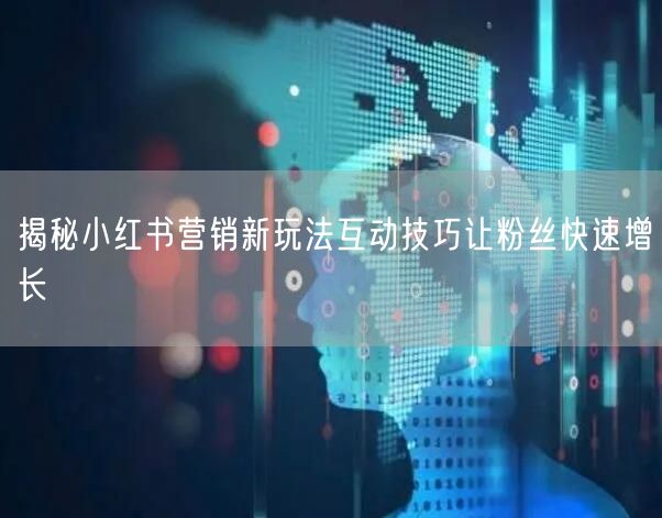 揭秘小红书营销新玩法互动技巧让粉丝快速增长