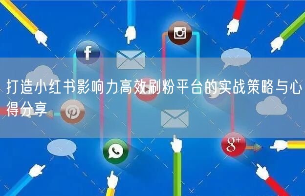 打造小红书影响力高效刷粉平台的实战策略与心得分享