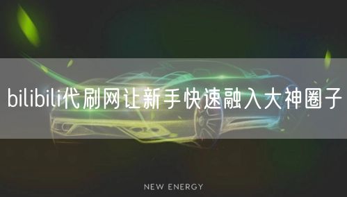 bilibili代刷网让新手快速融入大神圈子